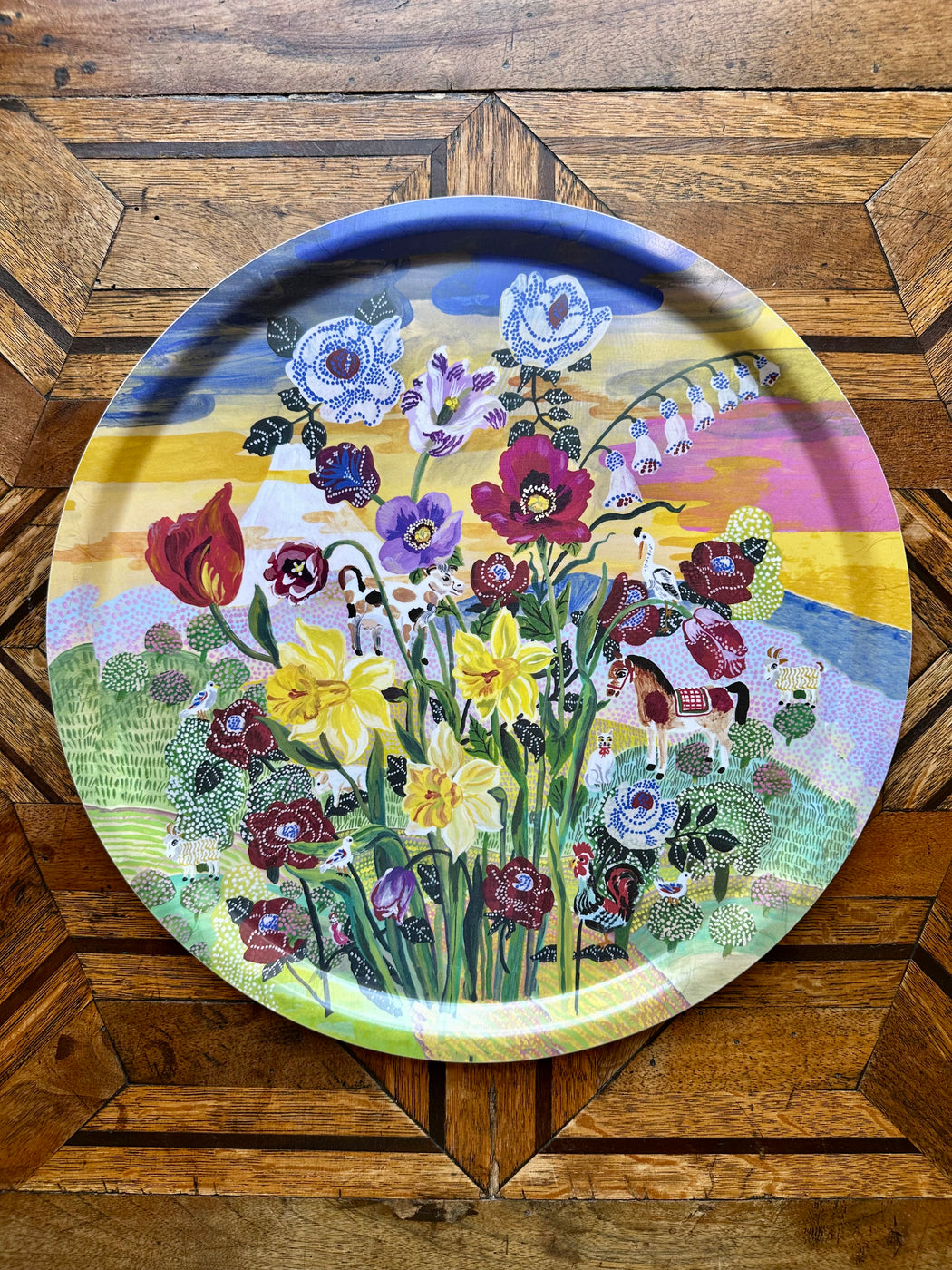 Nathalie Lete "Mount Fuji" Birchwood Tray
