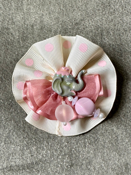 "Circus Elephant" Brooch/Hair-Clip
