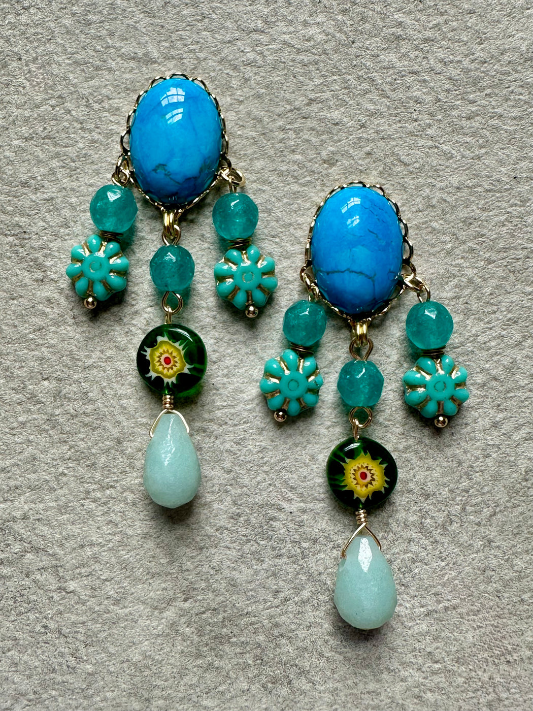 "Josie" Earrings by Sandrine France