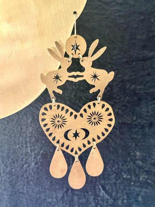 "Heart" Earrings by Gulushu