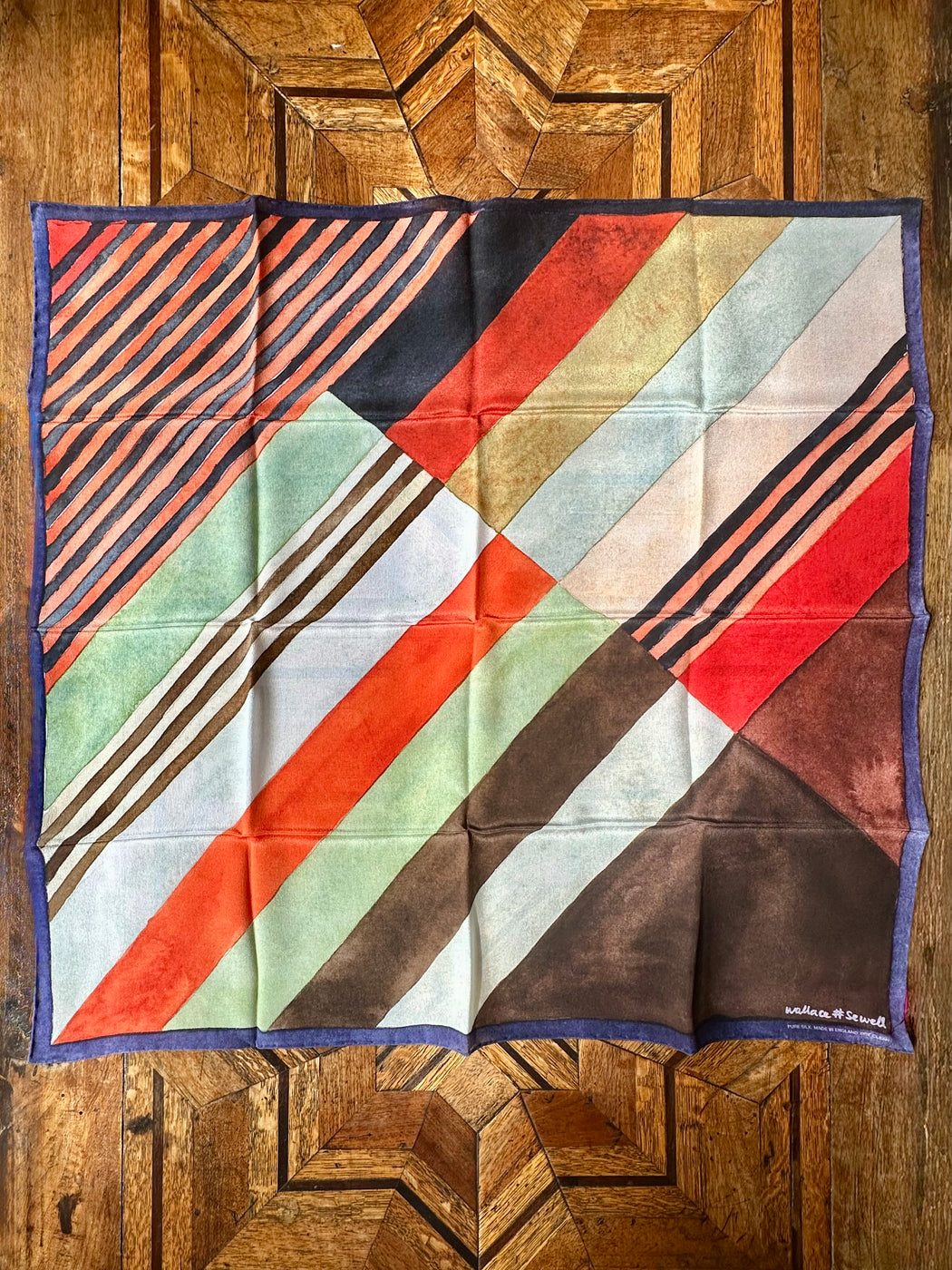 Wallace Sewell "Oblique" Silk Scarf