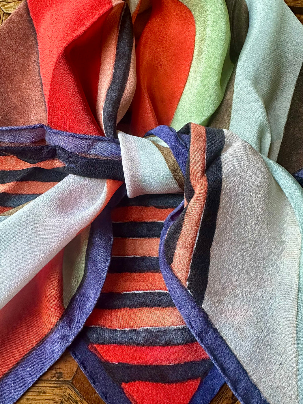 Wallace Sewell "Oblique" Silk Scarf