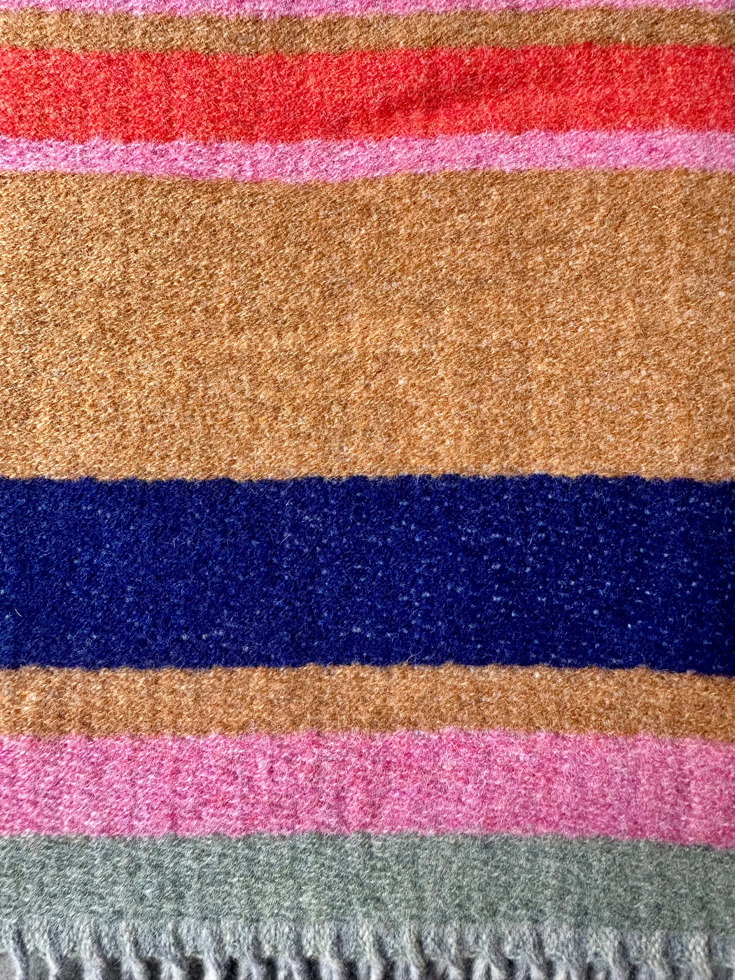 Wallace Sewell "Angus" Merino Wool Scarf - Strawberry
