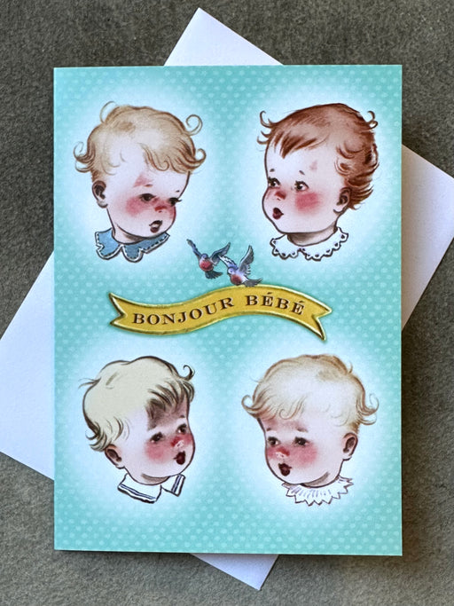 "Bonjour Bebe" Card