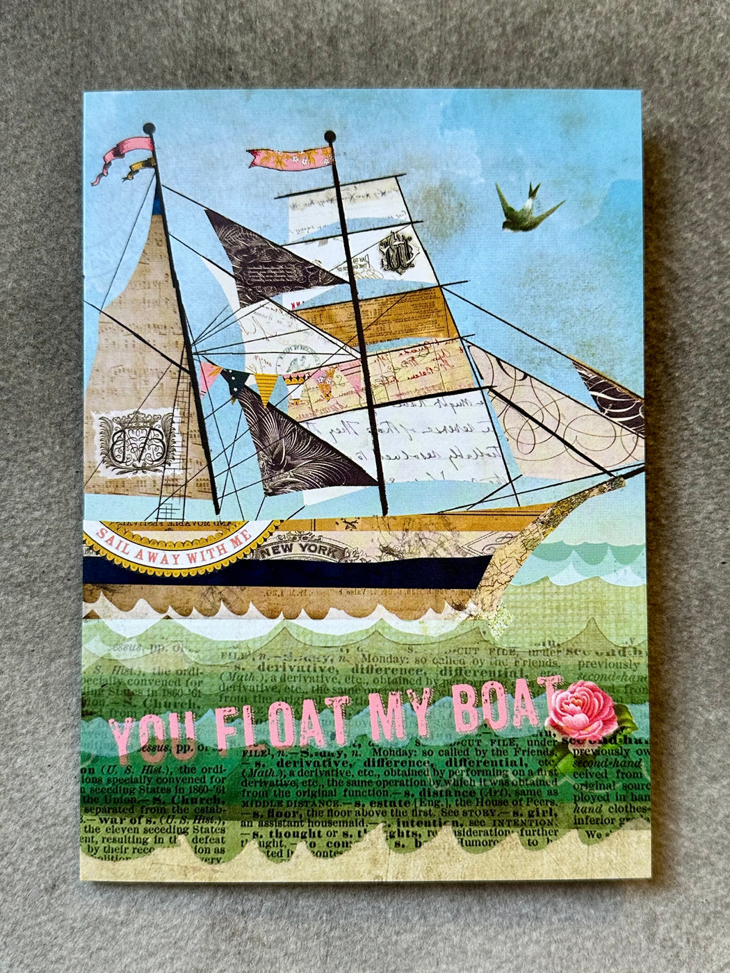 "You Float My Boat" Card