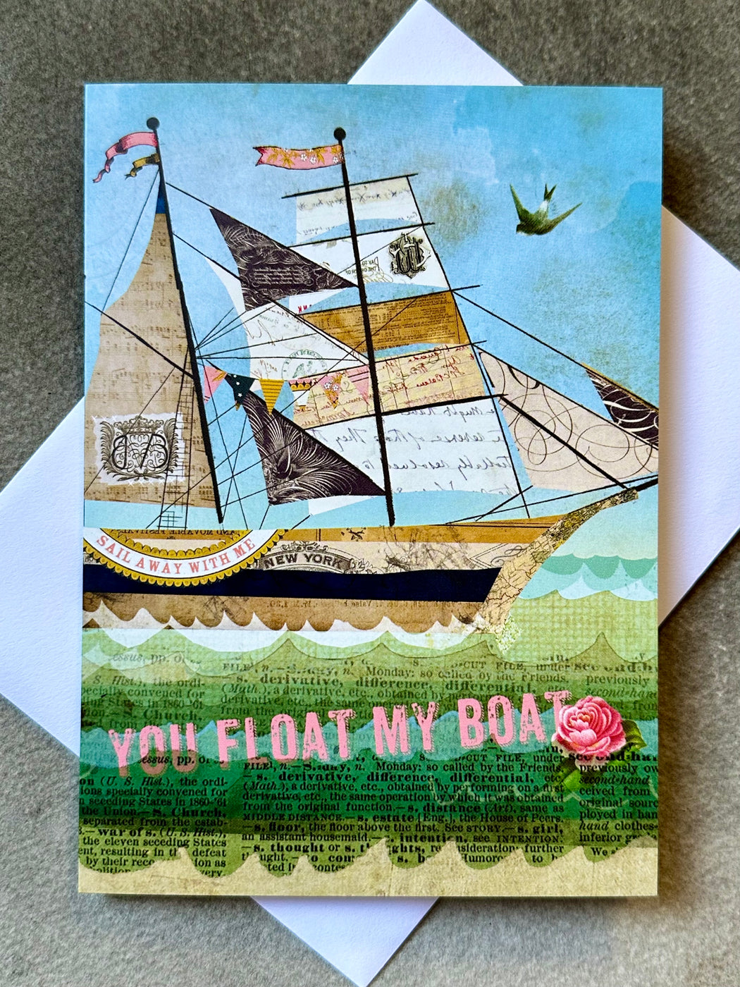 "You Float My Boat" Card