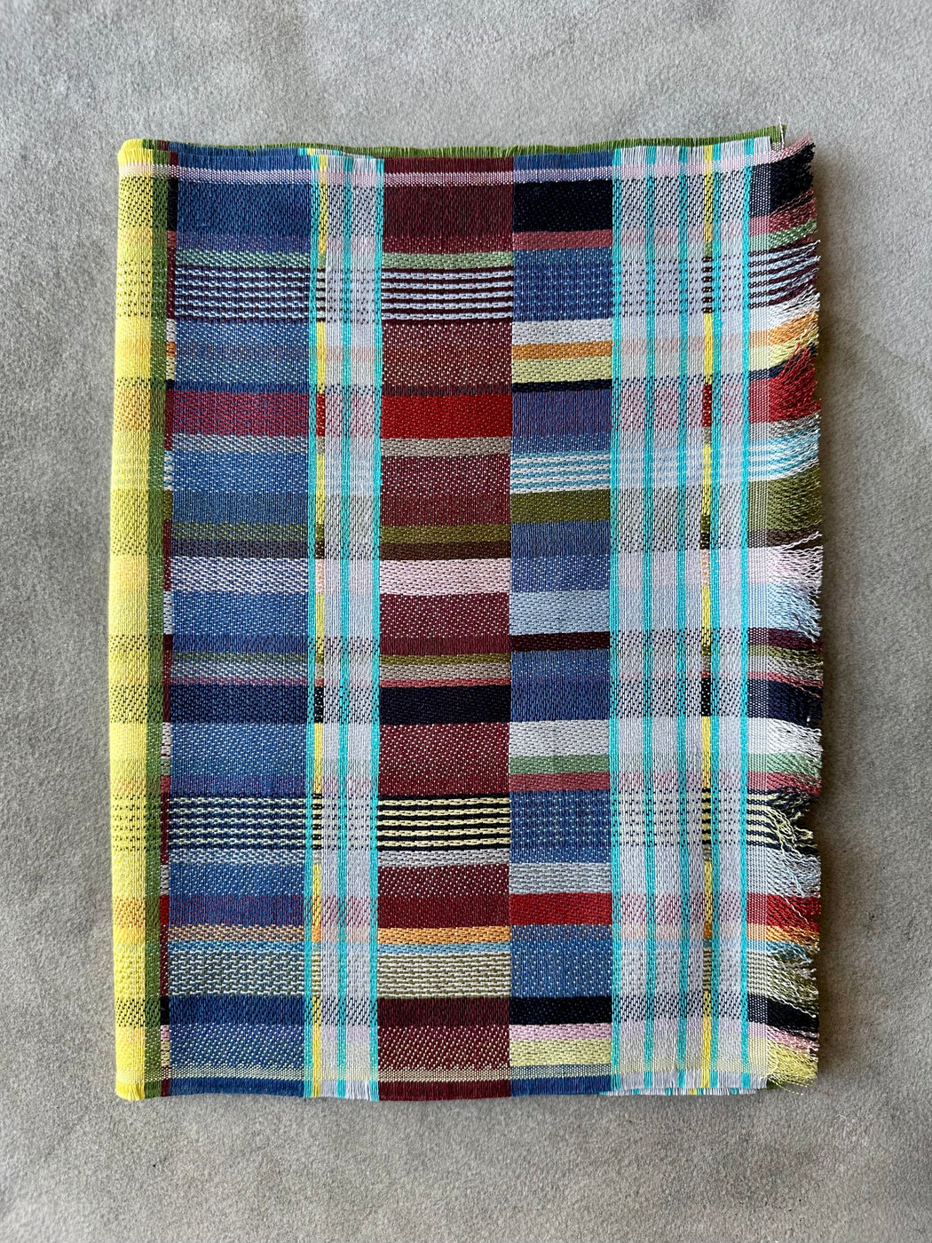 Wallace Sewell "Mason" Silk & Linen Scarf - Chard