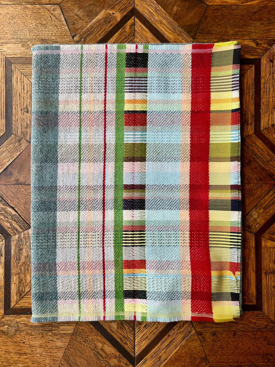 Wallace Sewell "Phyllis" Silk & Wool Scarf - Stream