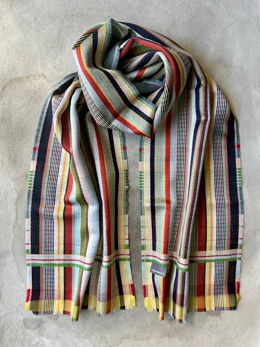 Wallace Sewell "Phyllis" Silk & Wool Scarf - Stream