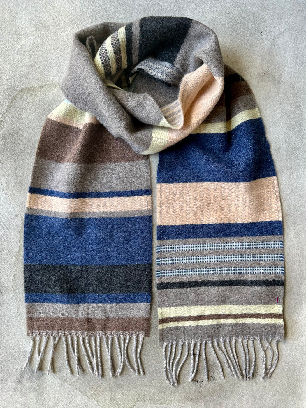 Wallace Sewell "Angus" Merino Wool Scarf - Oyster