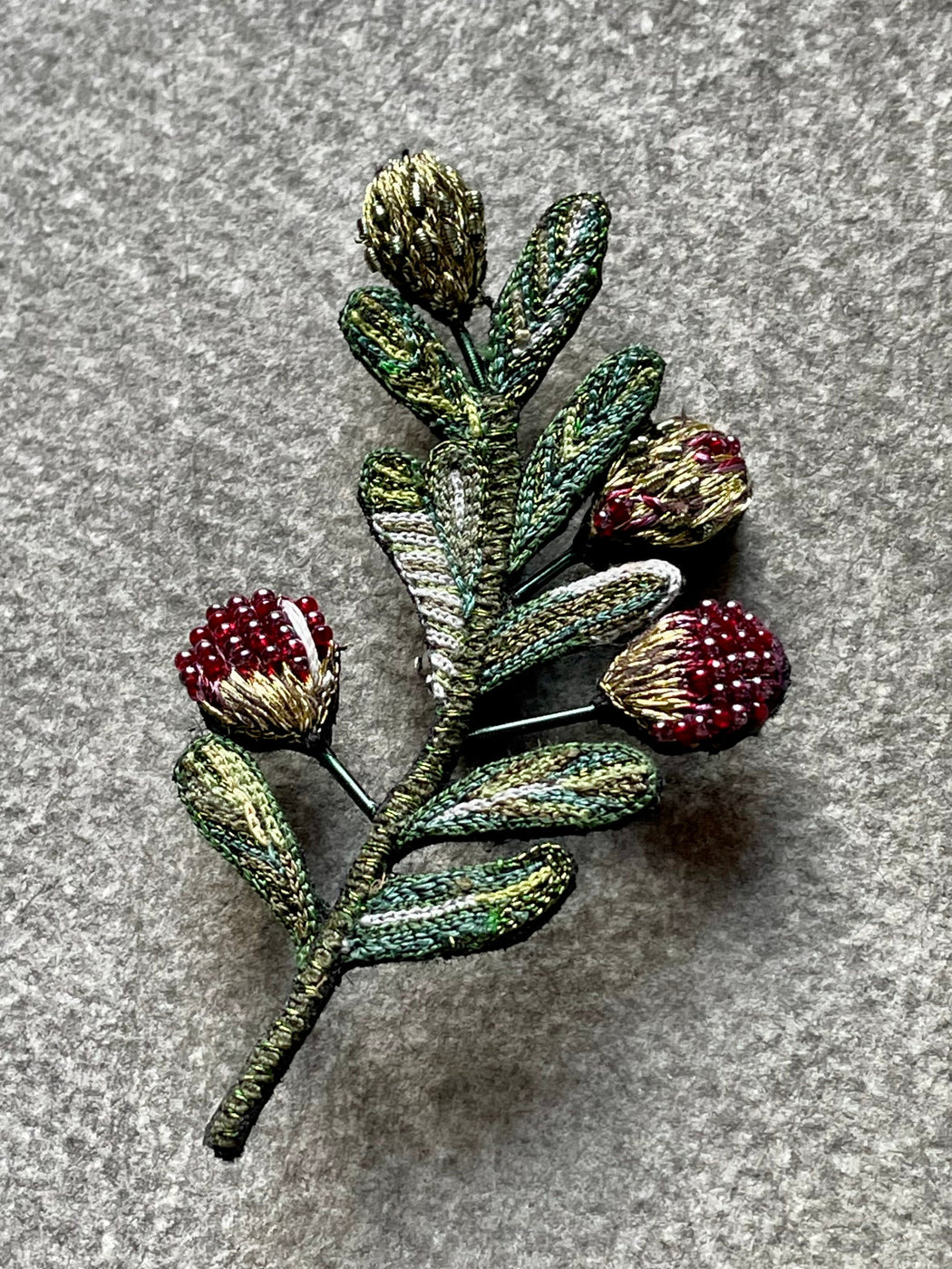 "Olive Branch" Brooch by Trovelore