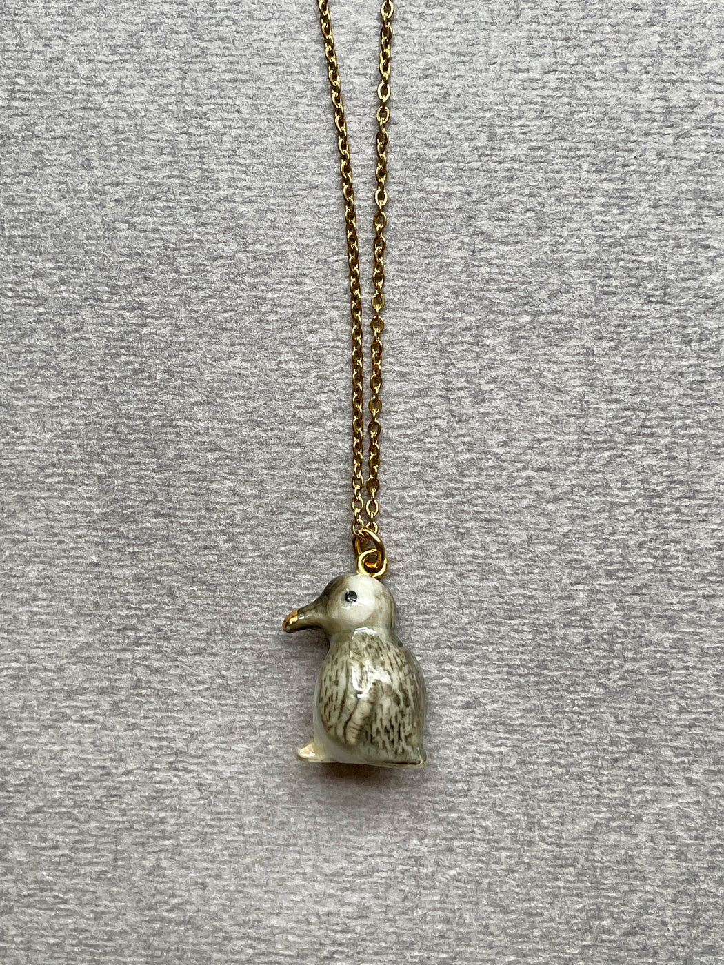 Porcelain "Baby Penguin" Pendant by Camp Hollow