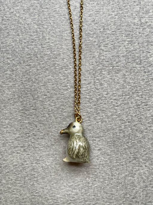 Porcelain "Baby Penguin" Pendant by Camp Hollow