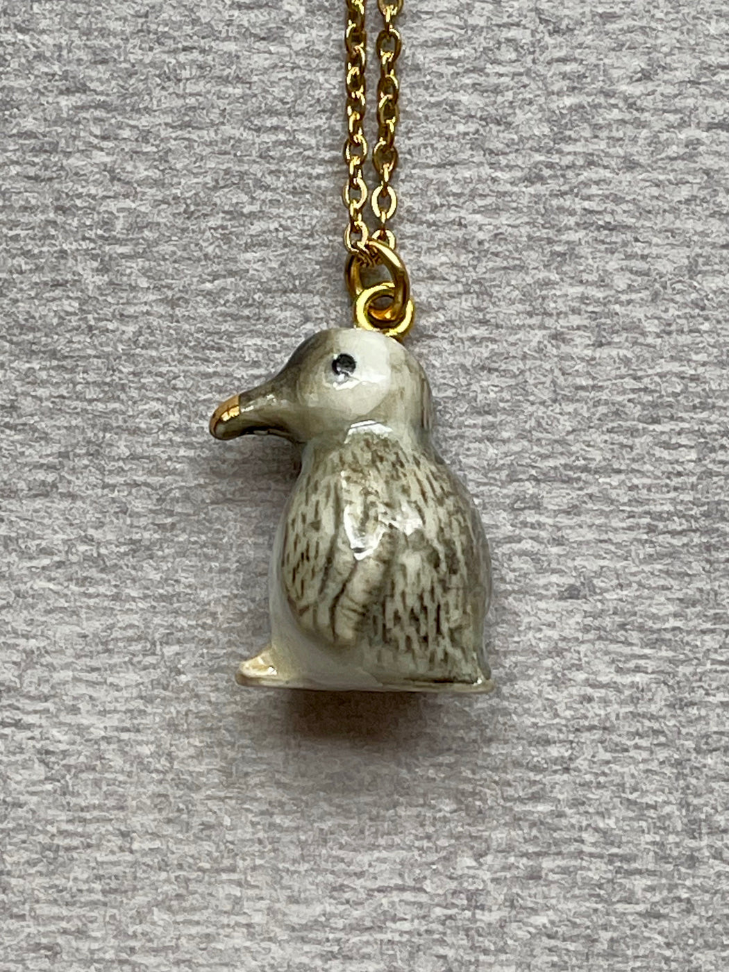Porcelain "Baby Penguin" Pendant by Camp Hollow