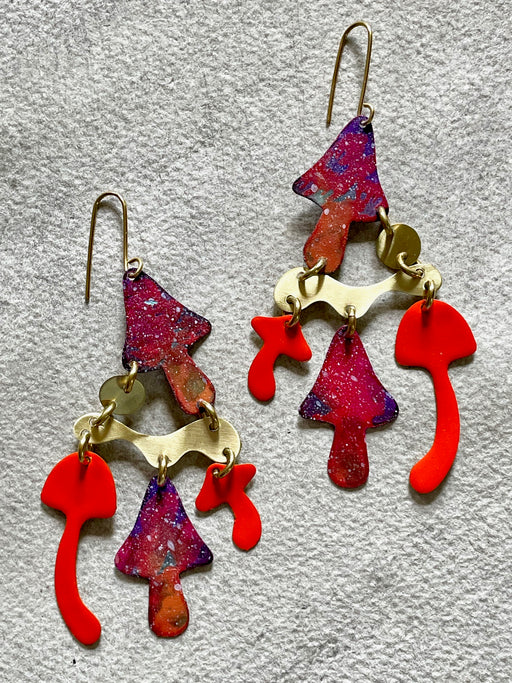 Sibilia "Dreamland" Brass Earrings