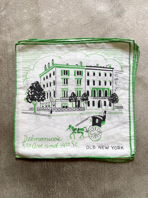 Vintage Cocktail Napkins - Old New York