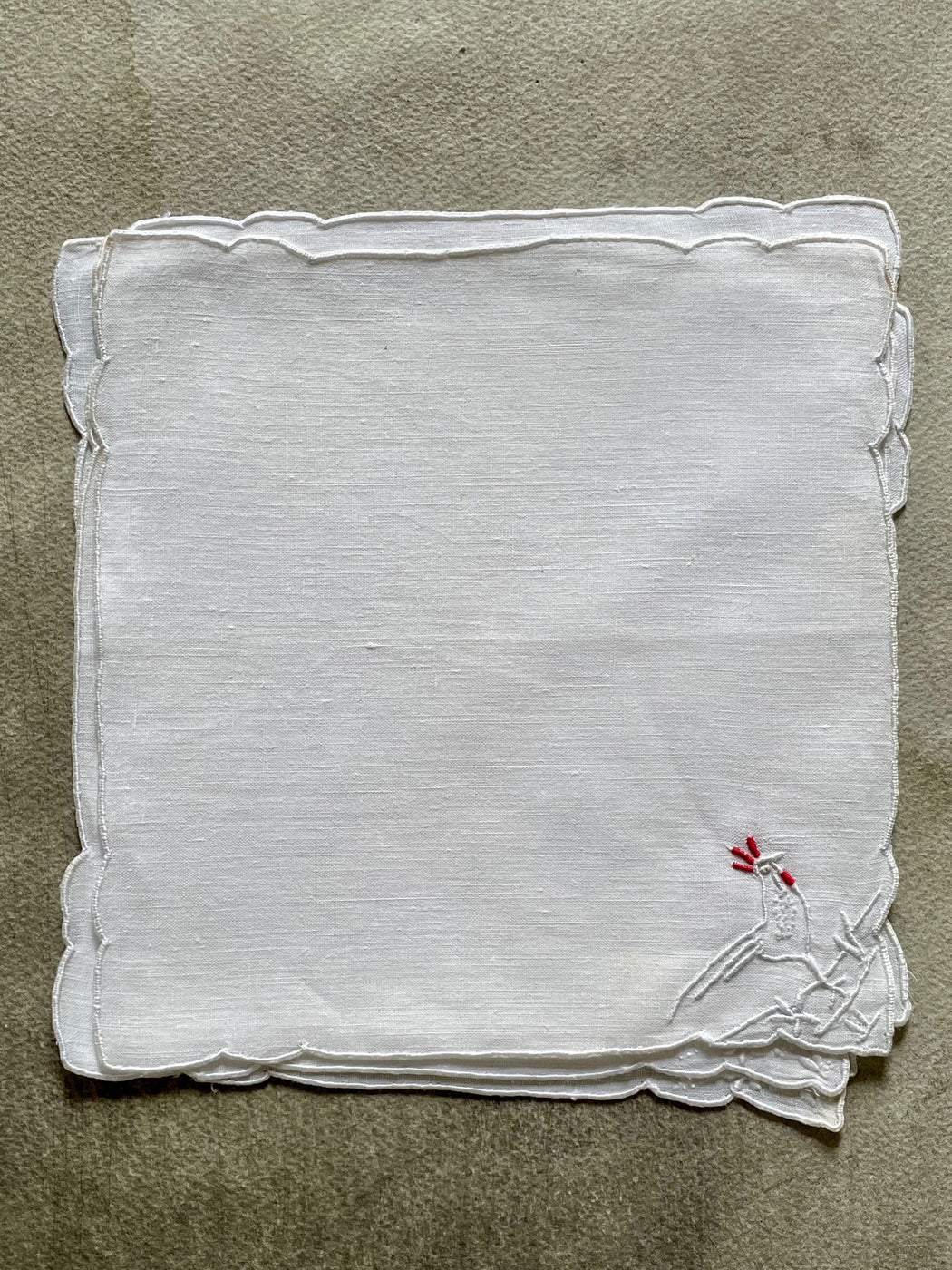 Vintage Cocktail Napkins - Roosters