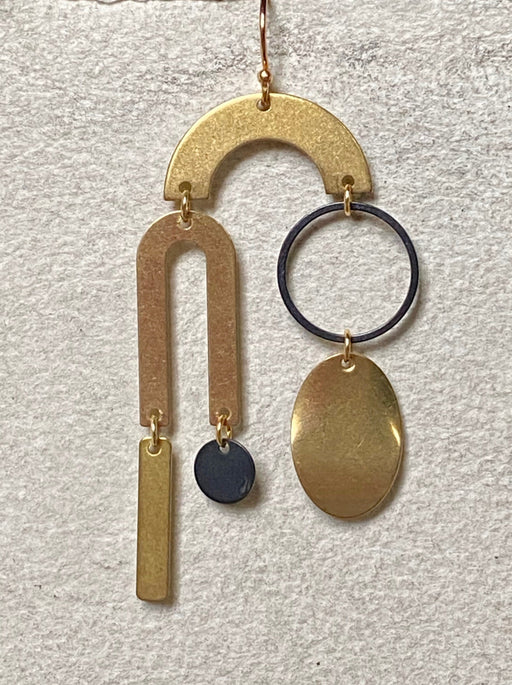 Melissa Jenkins "Asymmetrical Mobile" Earrings