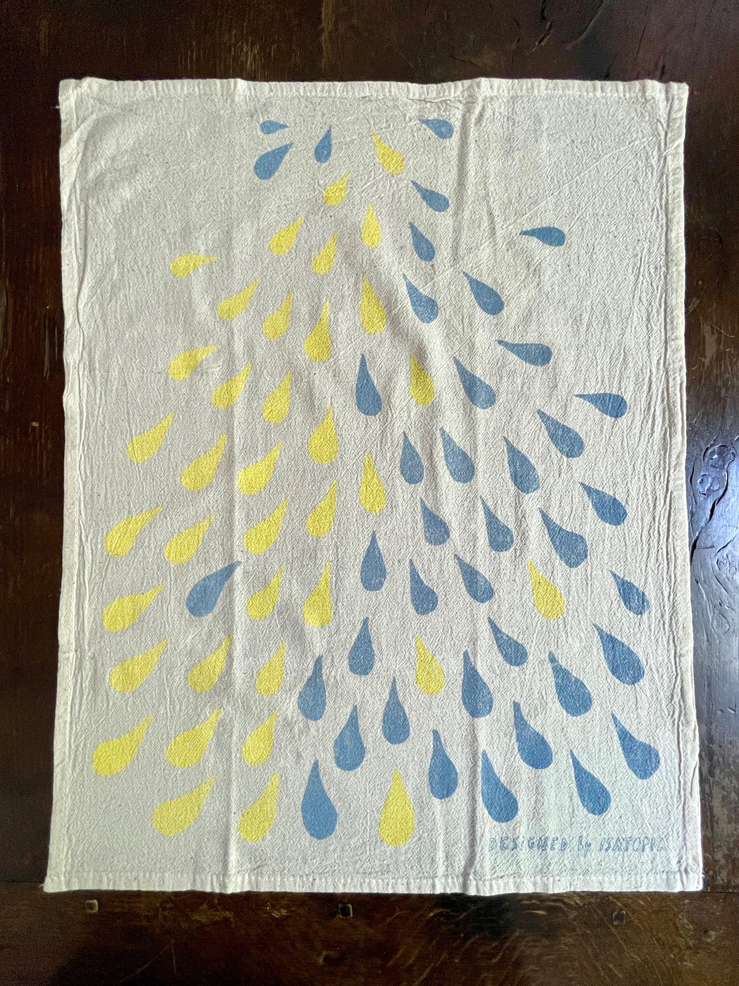 "Drops" Tea Towel