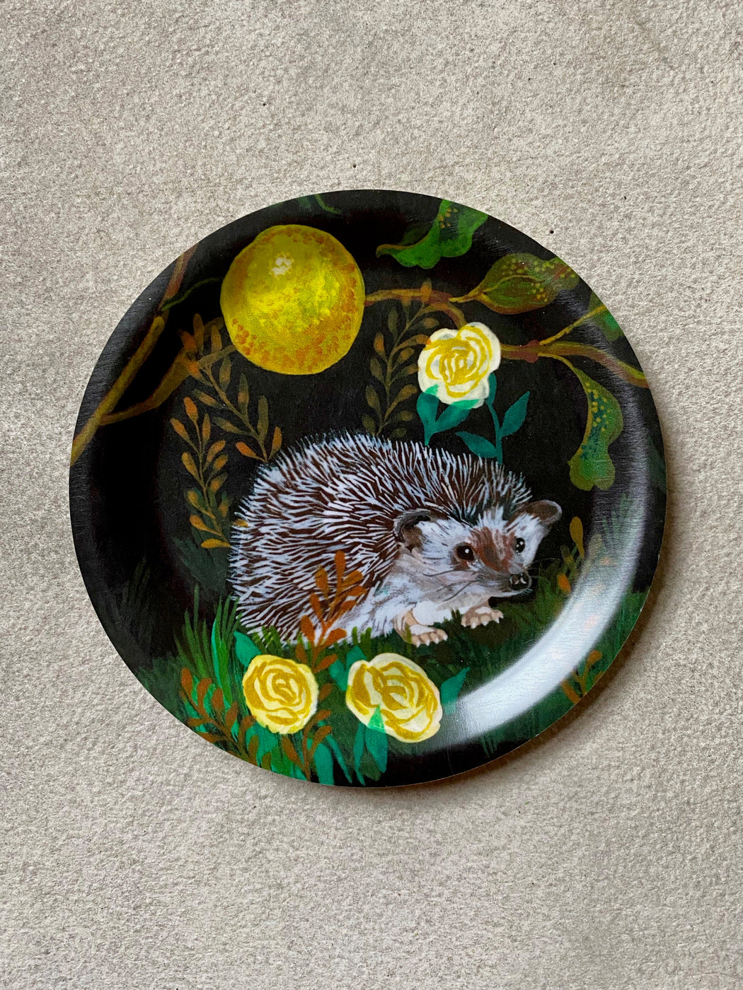 Nathalie Lete "Hedgehog" Mini Birchwood Tray