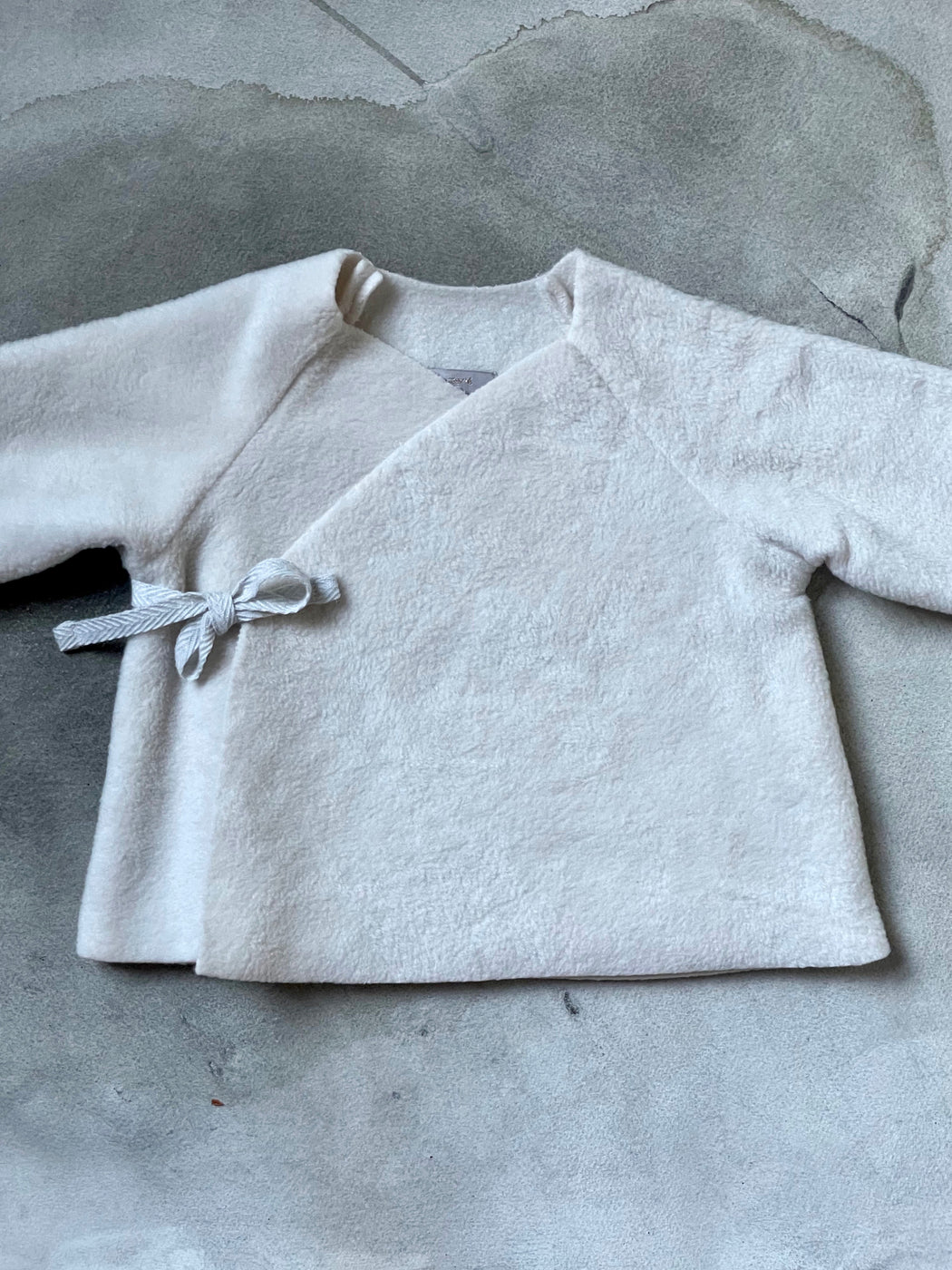 Makie Fleece Kimono Jacket - Ivory