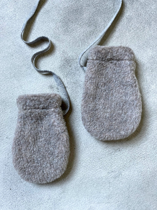 Makie Fleece Mittens - Beige