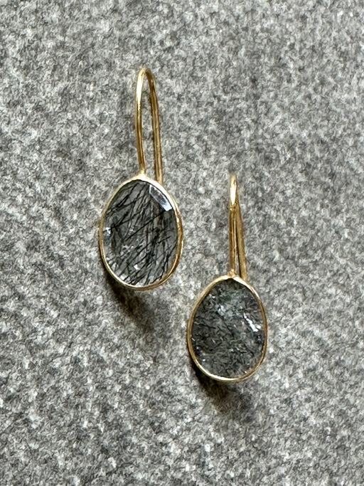 Rutile Quartz Drop Earrings