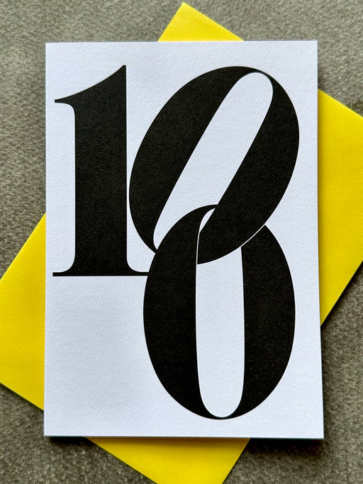 "100" Birthday Card