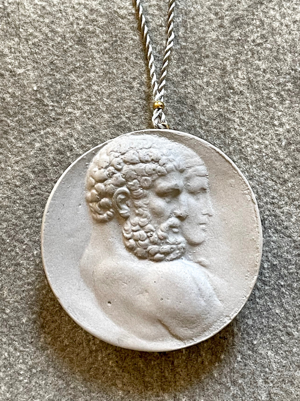 "Zeus & Hera" Cameo Pendant by Marcie McGoldrick