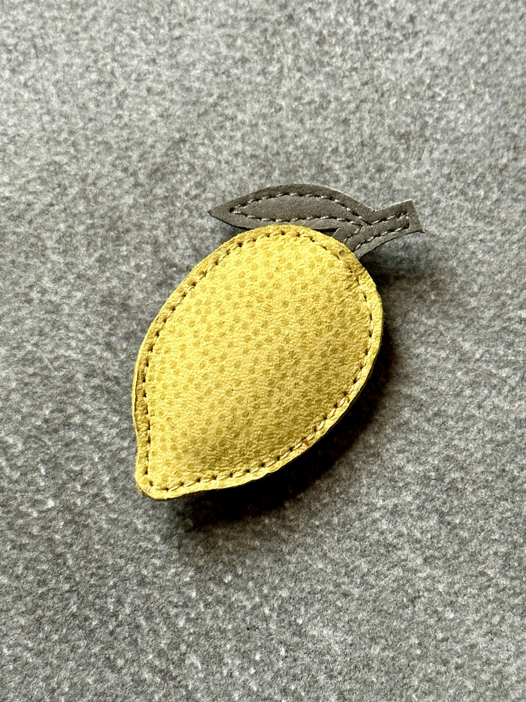 Donsje Leather "Lemon" Hair-clip