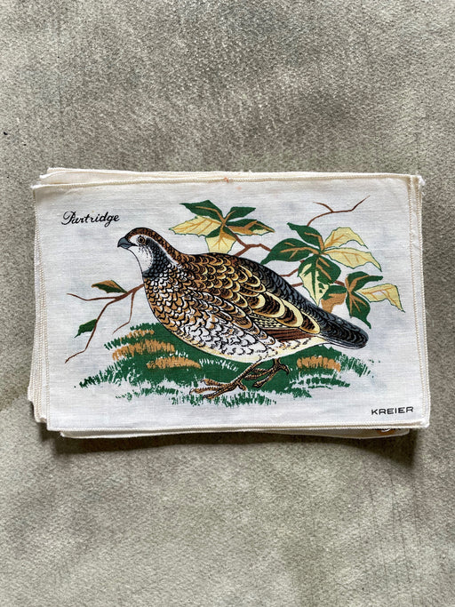 Vintage Cocktail Napkins - Birds and Waterfowl