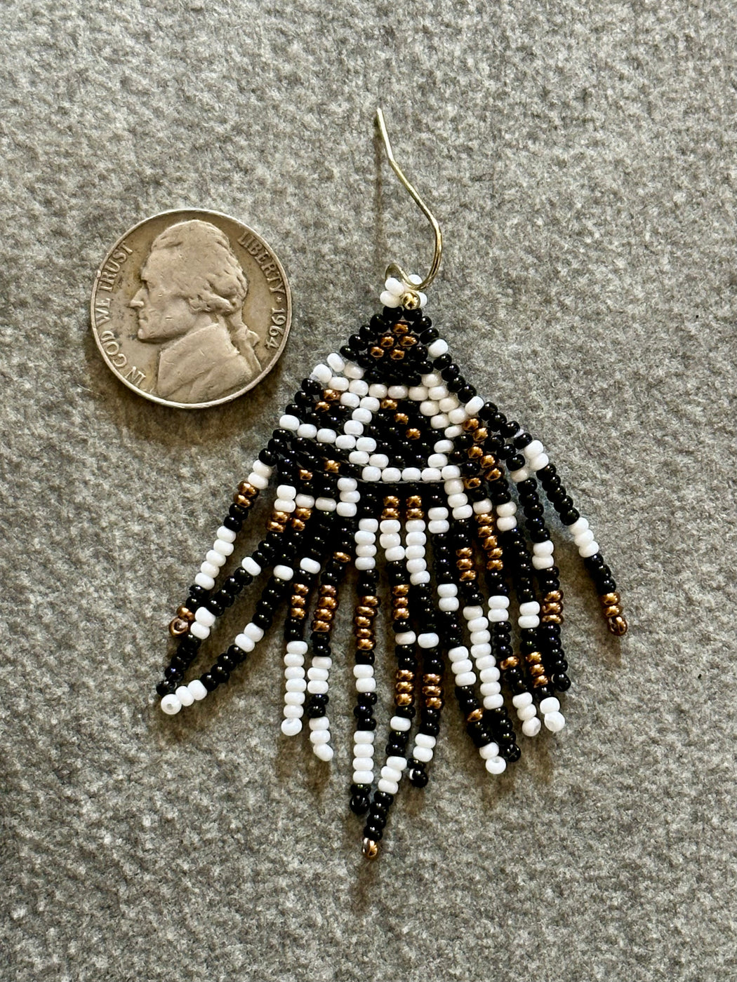 "Leopard" Beaded Earrings