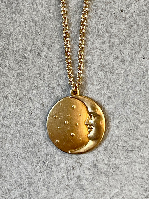 "Golden Moon" Pendant by Collarbone