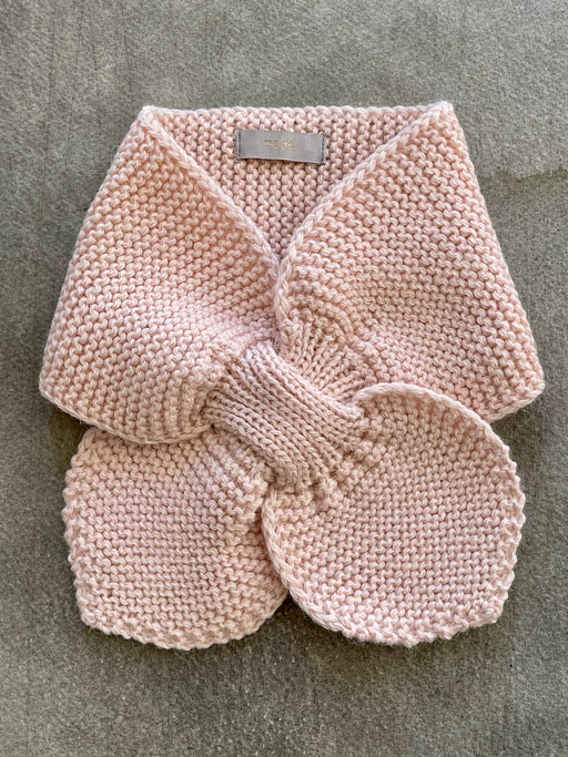 Makie Cross-Neck Alpaca Scarf - Pink