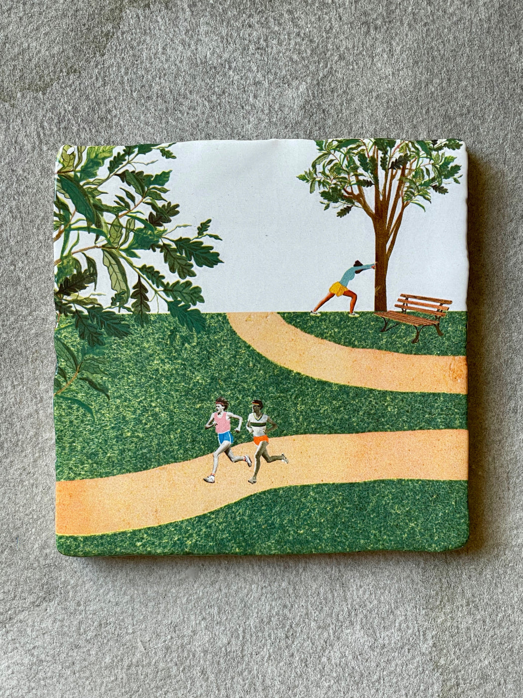 "That Running Feeling" Story Tile by Marga Van Oers