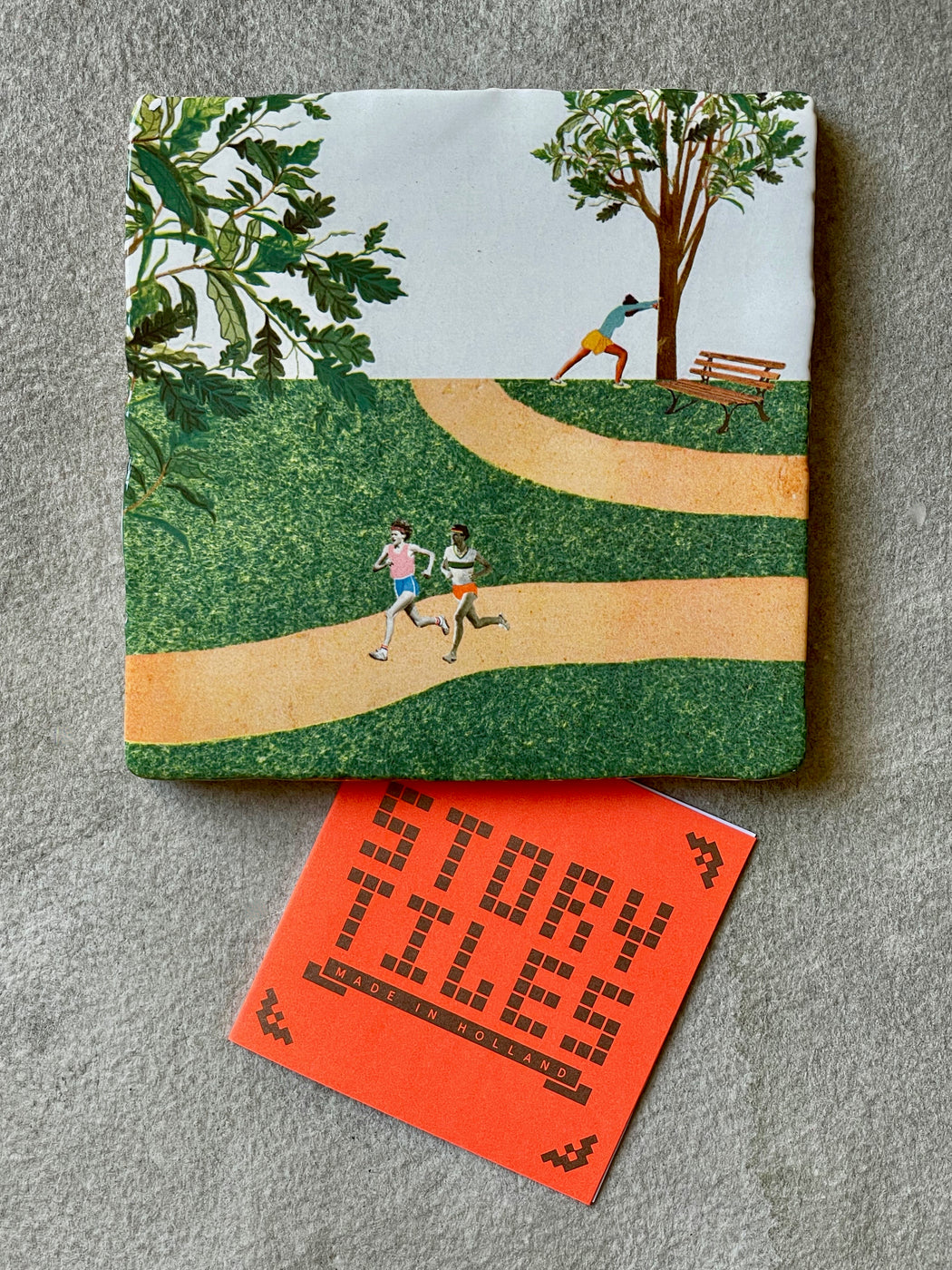 "That Running Feeling" Story Tile by Marga Van Oers