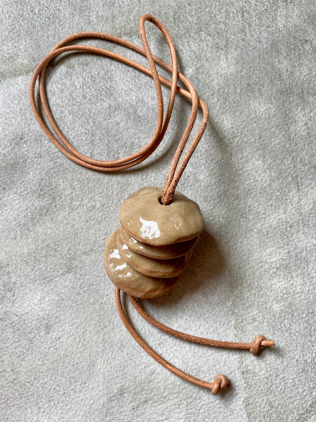 Ceramic Cairn Necklace