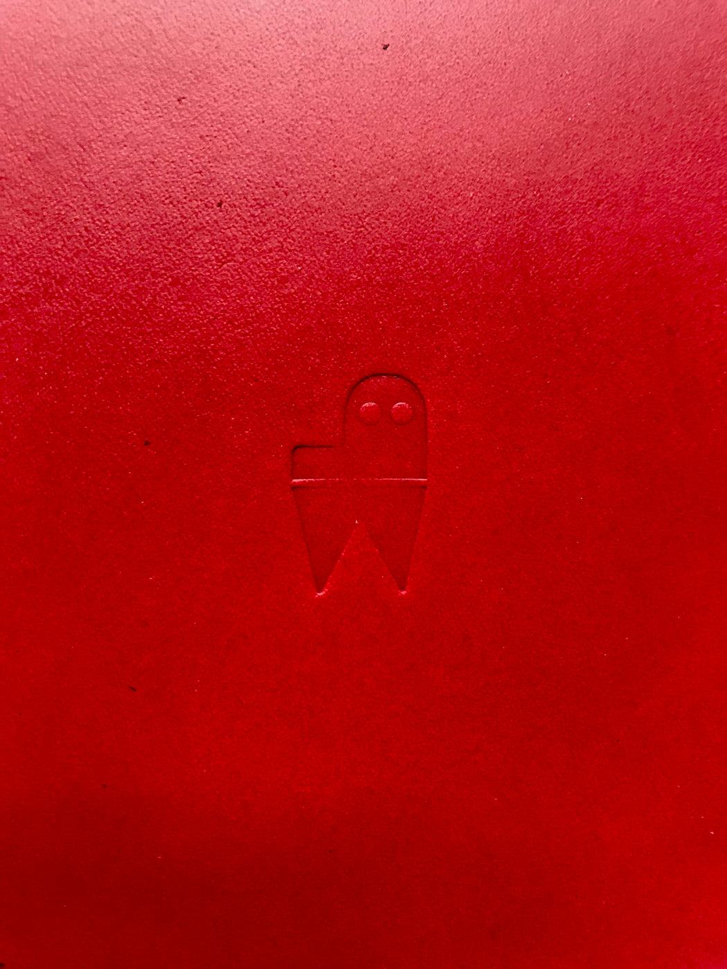 Red Leather Coasters by Pike Leather