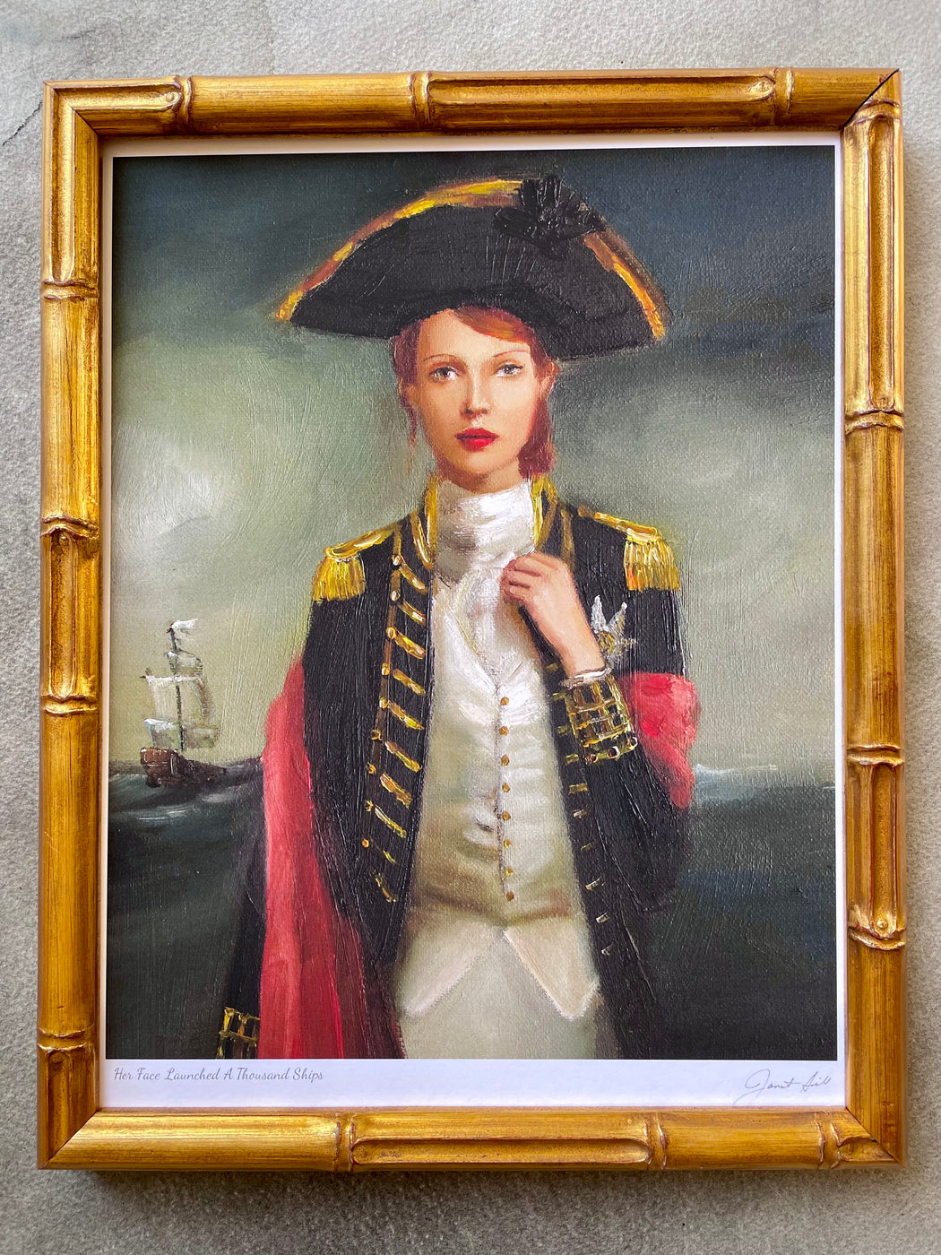"Her Face Launched A Thousand Ships" by Janet Hill