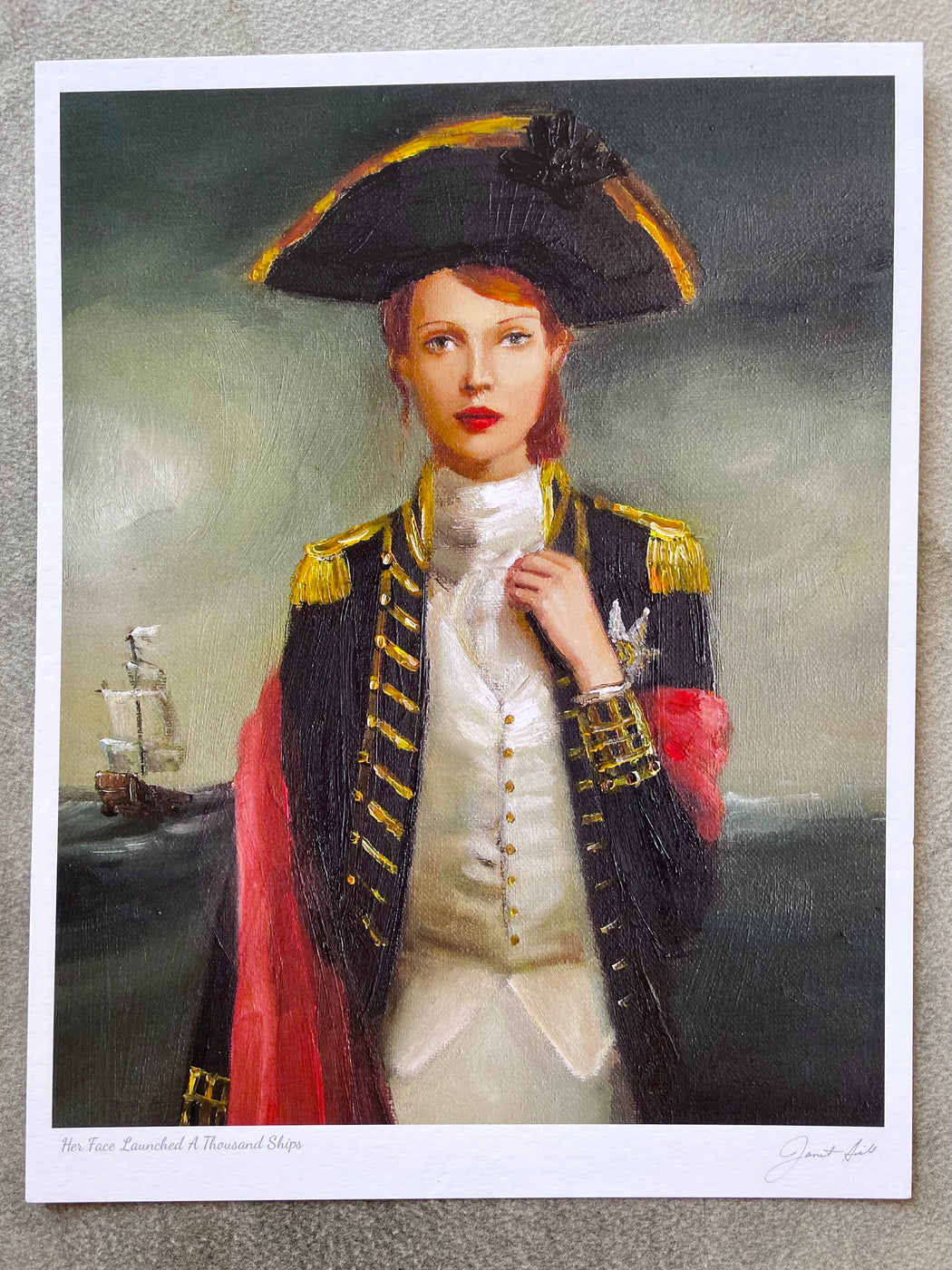 "Her Face Launched A Thousand Ships" by Janet Hill