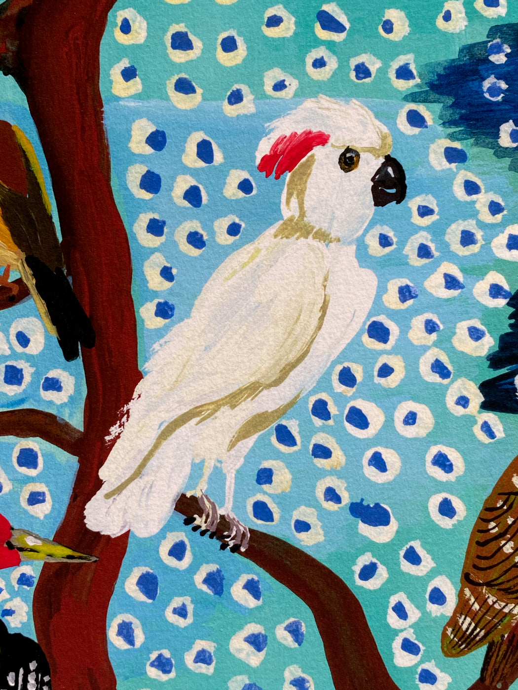 Nathalie Lete "Birds" Large Framed Art Print