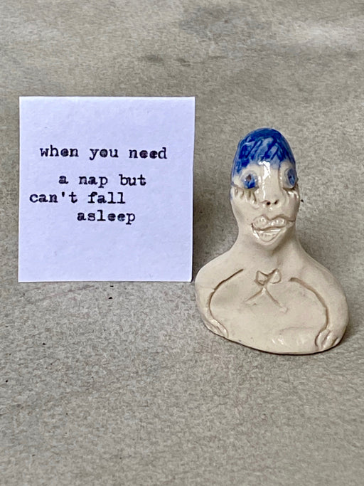 "When you need a nap but can't fall asleep" Charm
