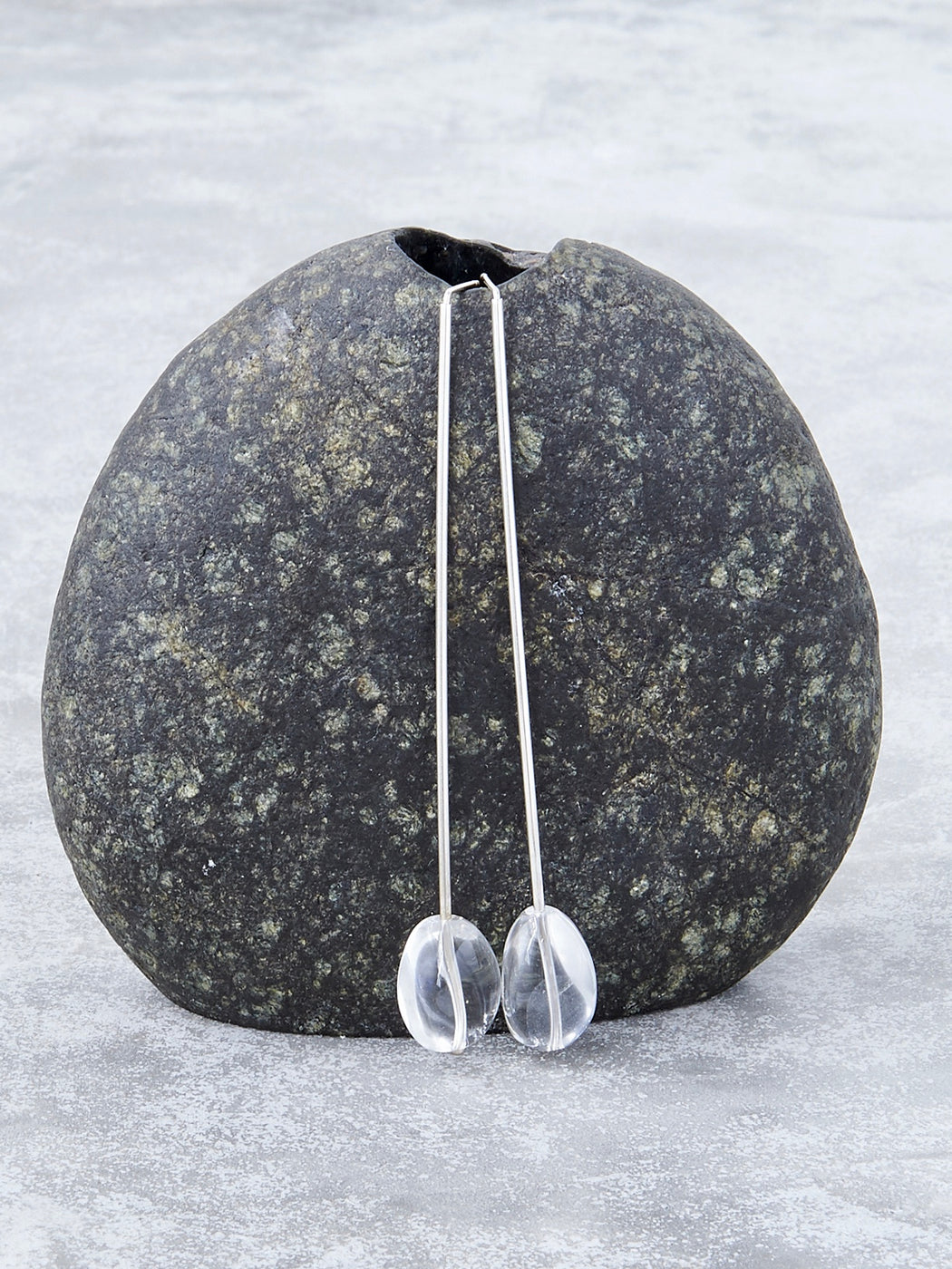 We Are Ancients Long Quartz Earrings