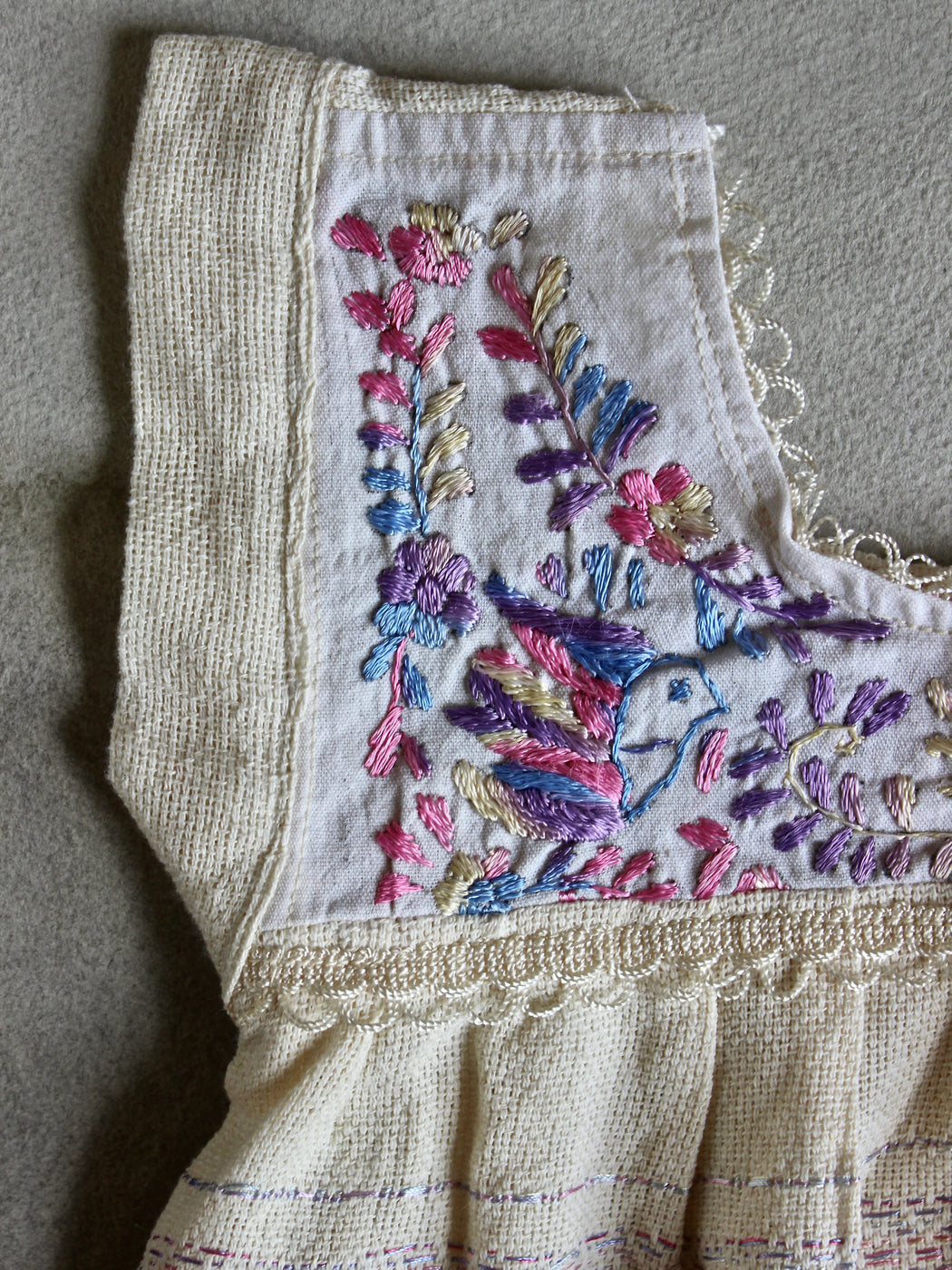 Cabbages & Kings Hand-Embroidered Dress