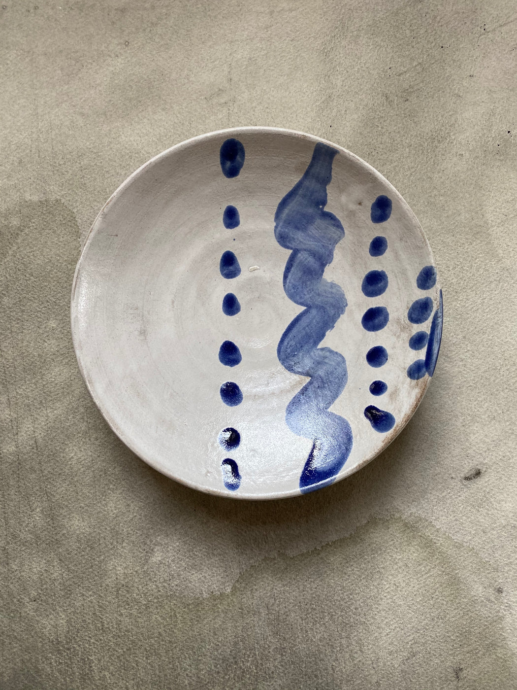 FD Pottery Footed Snack Bowl