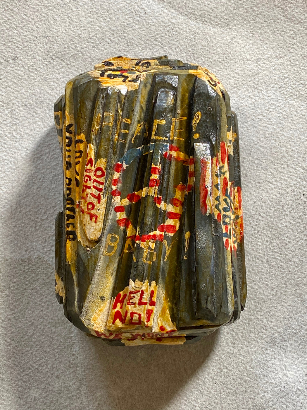 Vintage Hermitage des Artistes Tramp Art Box